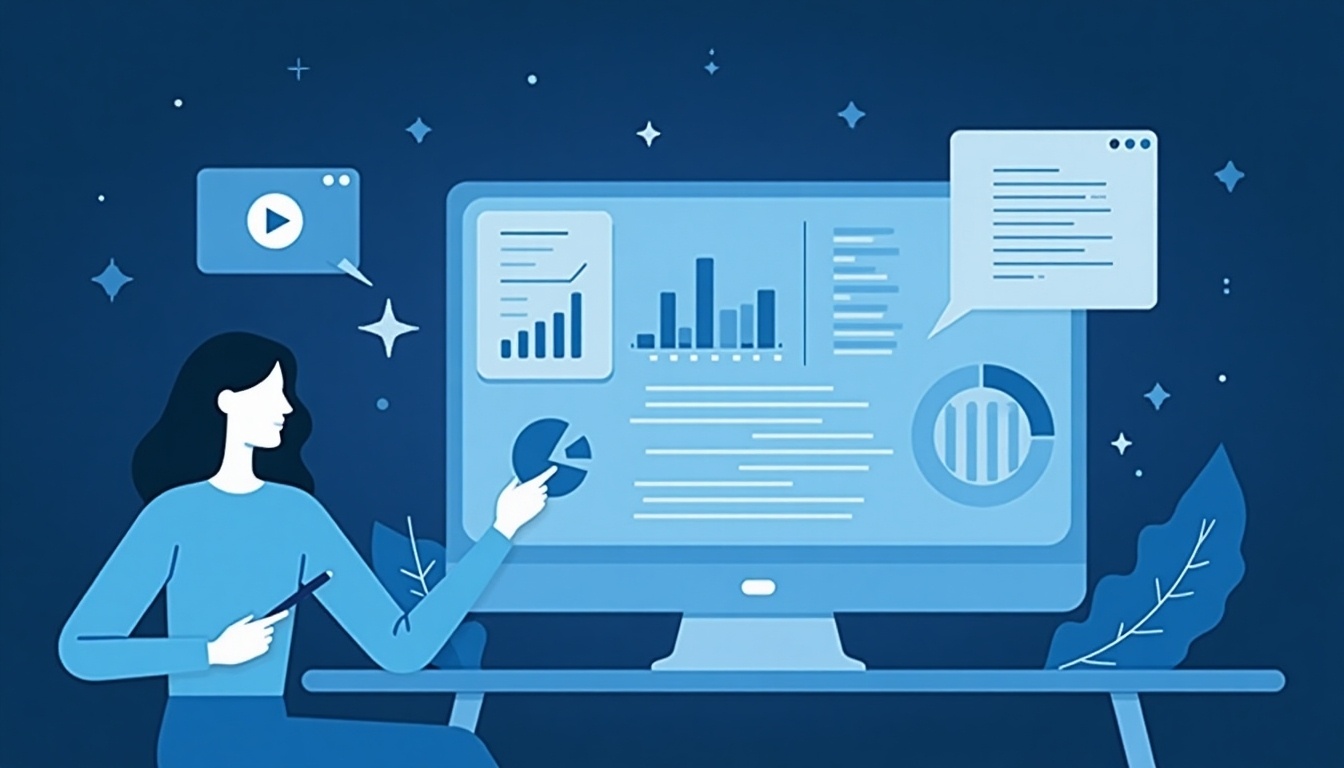 illustration of Google Analytics 4 setup process