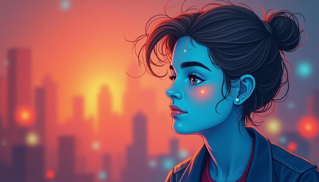 image illustrating the effects of social media on mental health