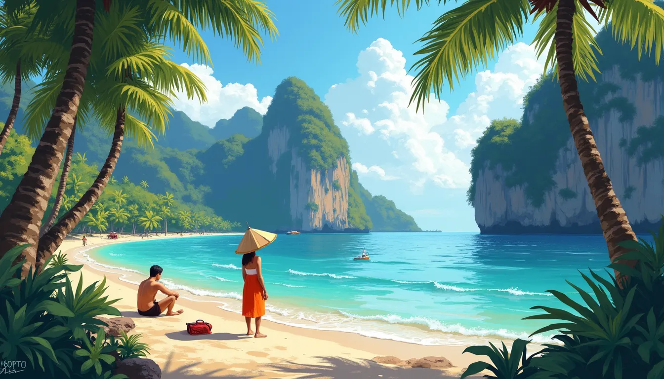 Thailand backpacker's paradise scenic view