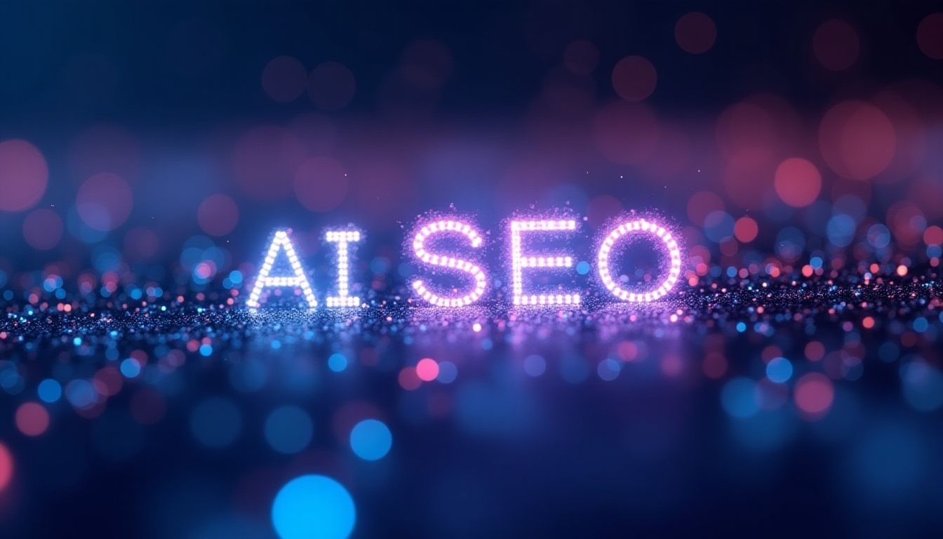 AI SEO concepts and strategies infographic