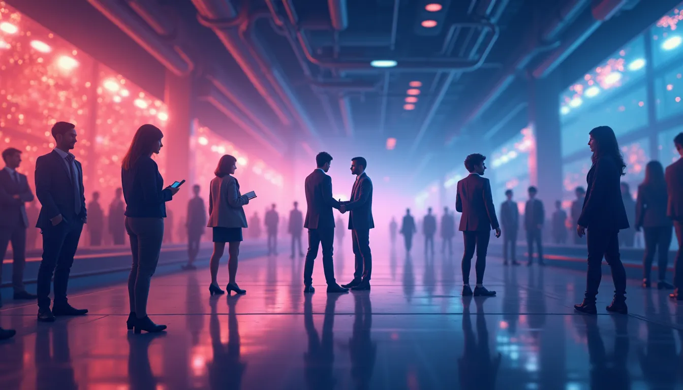 images representing comprehensive service offerings in business