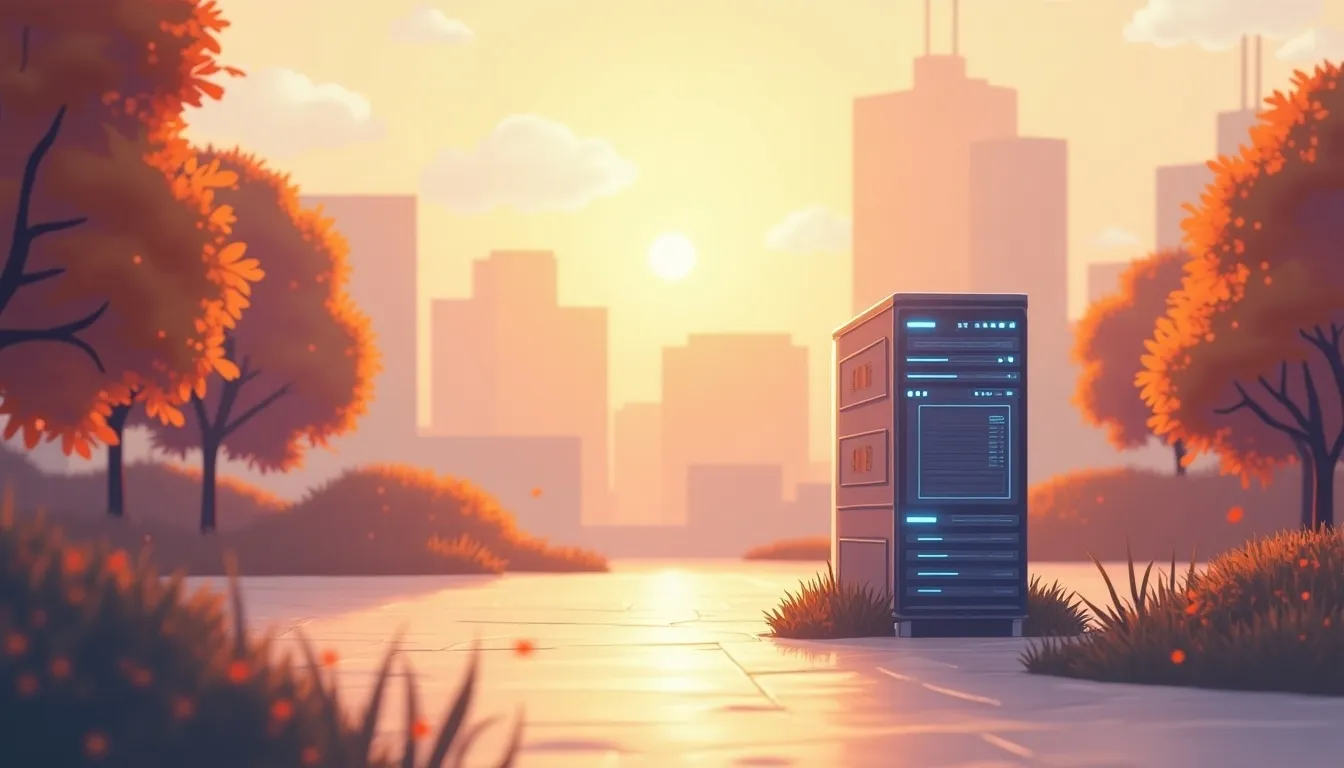 image of a domain name registration and web hosting setup