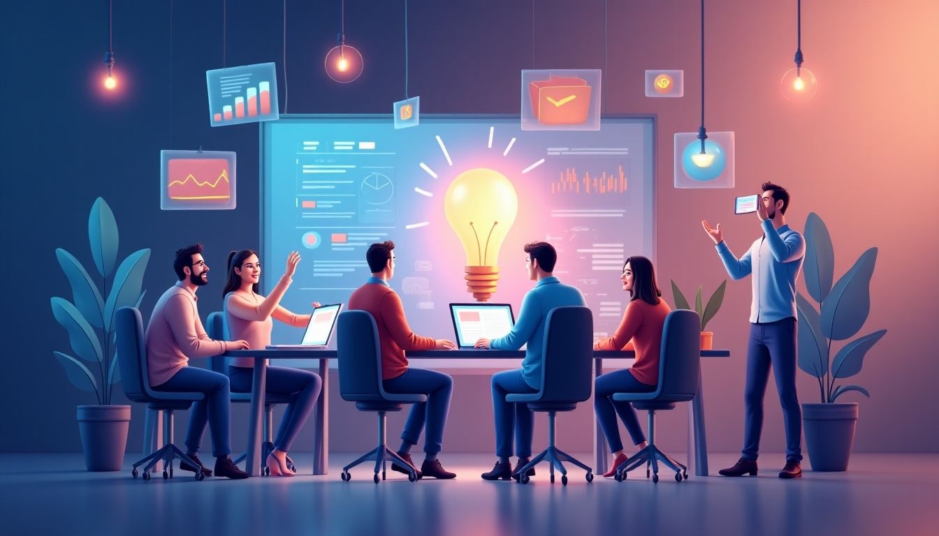 image showcasing a team of expert designers and developers collaborating