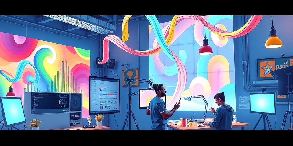 Creative graphic design subscription concept illustration