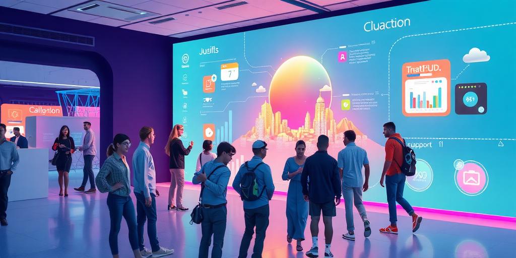 Illustrator creating motion graphics on a tablet device