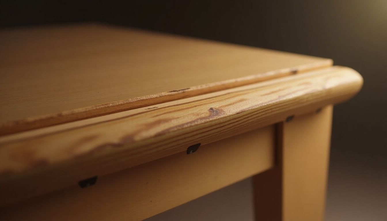 Furniture design featuring router edge treatments