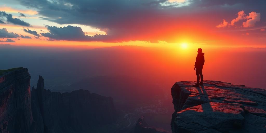 inspirational image depicting overcoming self-sabotage and achieving personal growth