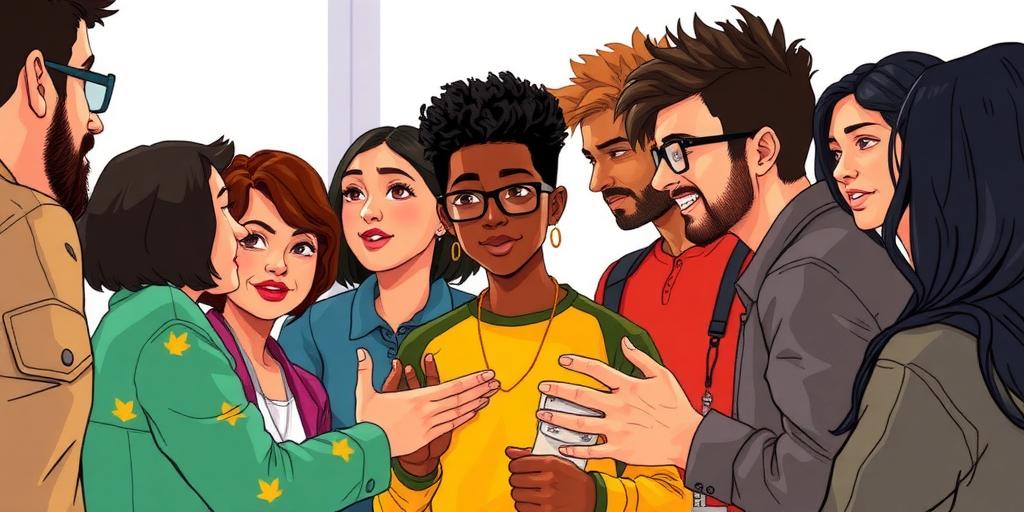 illustration showing how to engage with follow-up questions in conversation