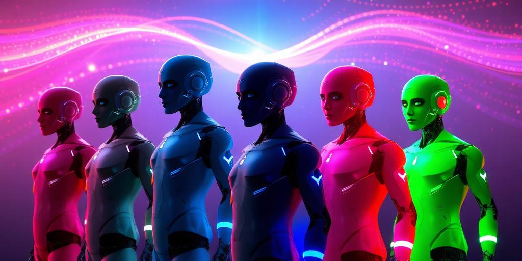 AI futuristic concept showing major AI model releases in 2025