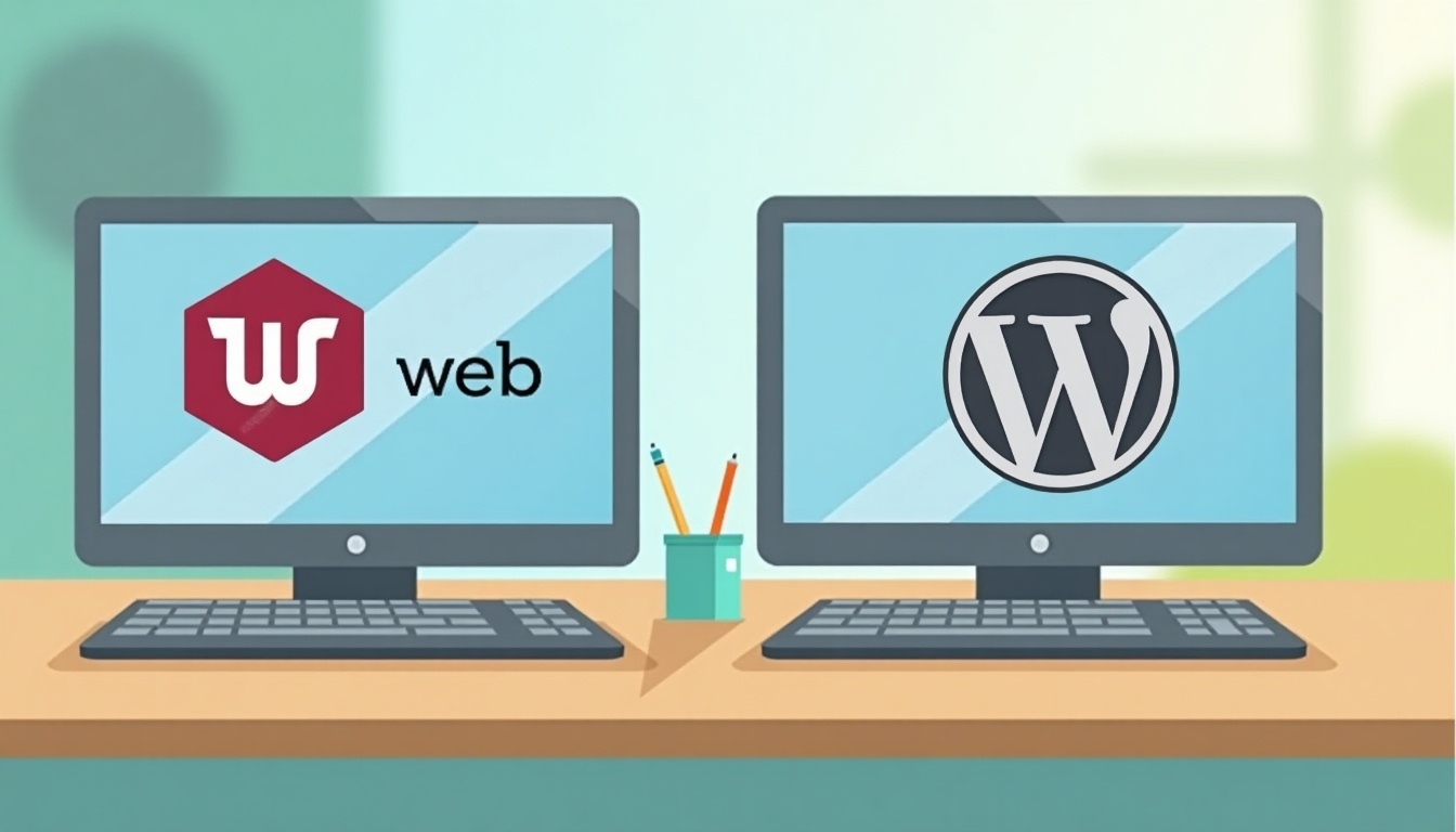 comparison of Webflow and WordPress ease of use