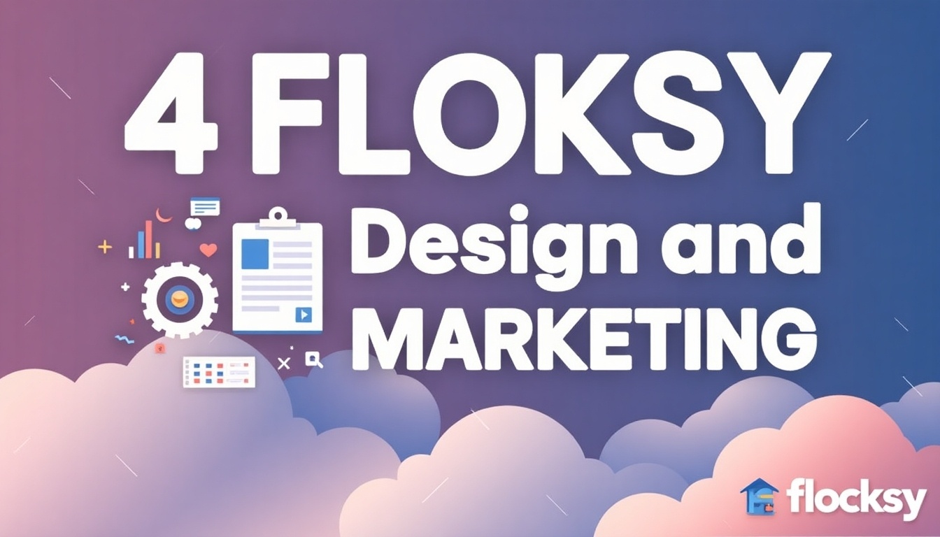 Flocksy comprehensive design and marketing services