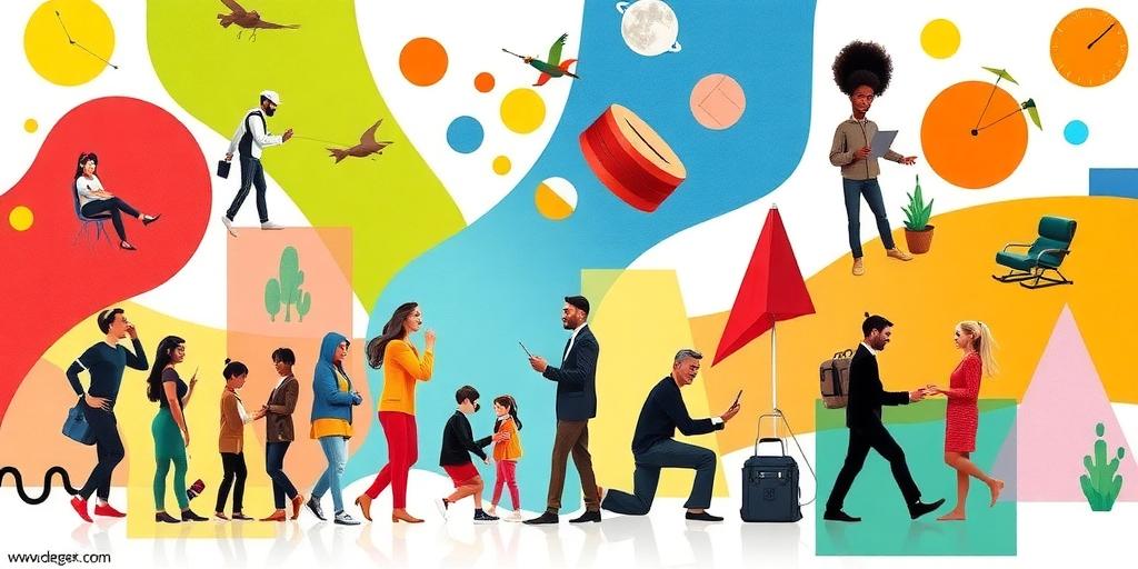infographic showing diverse usage patterns of AI across different demographics