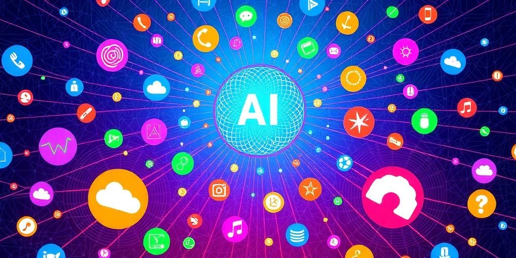 visual representation of specialized AI tools in various industries