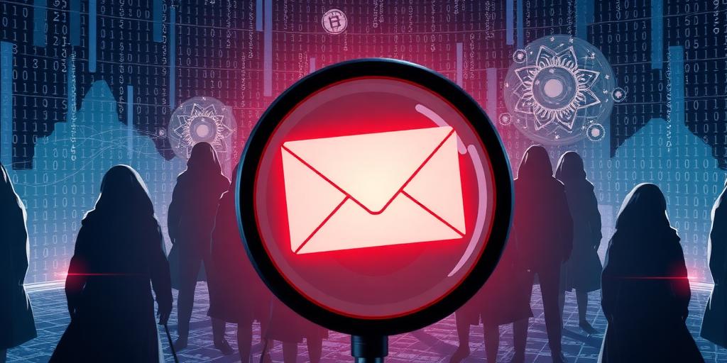 email monitoring concept image