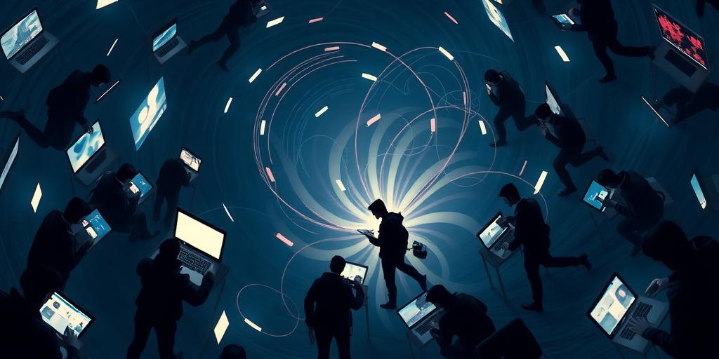 Daily user activity statistics on the dark web infographic