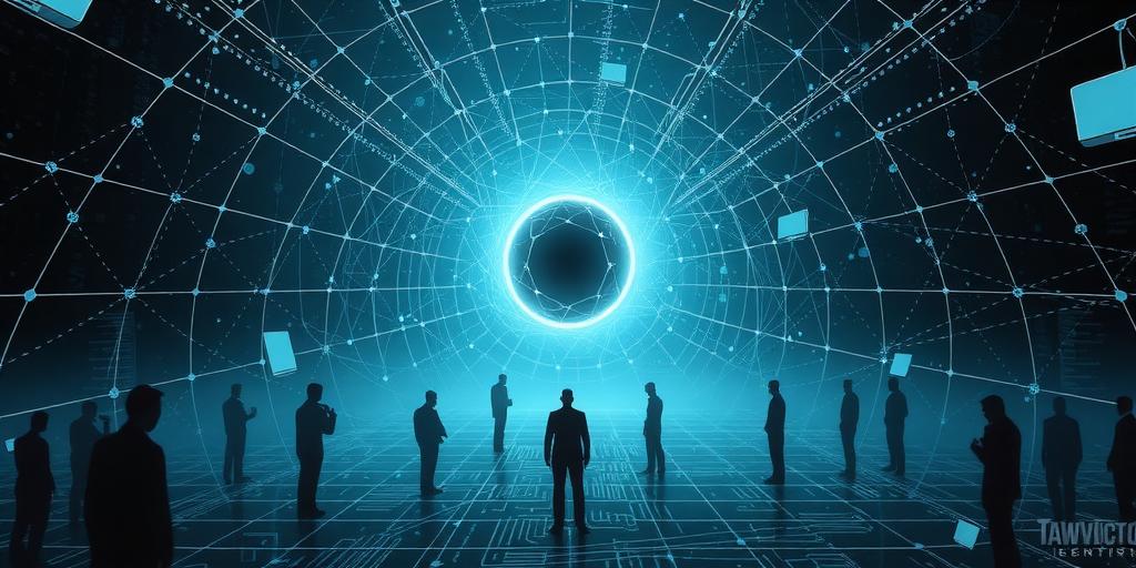 illustration explaining the concept of the Dark Web