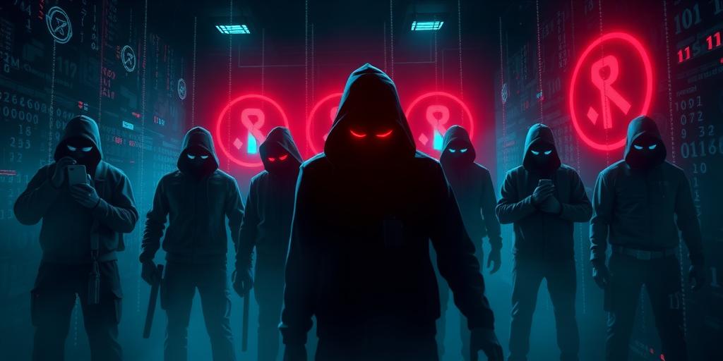 illustration of types of cybercriminals on the dark web