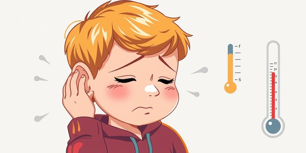 Ear infection symptoms in children