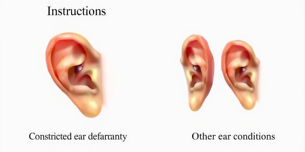 image of constricted ear deformity