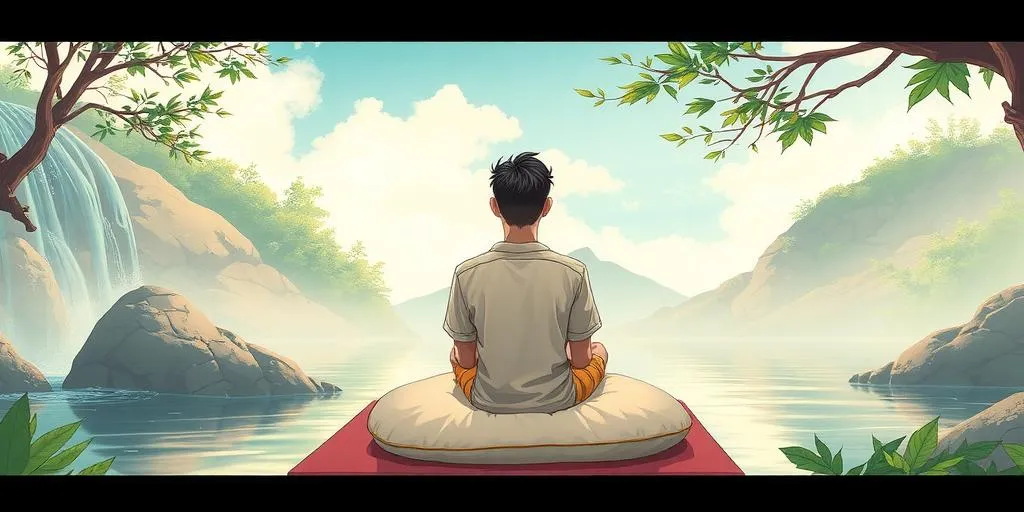 Image of a person using a pregnancy pillow to improve posture