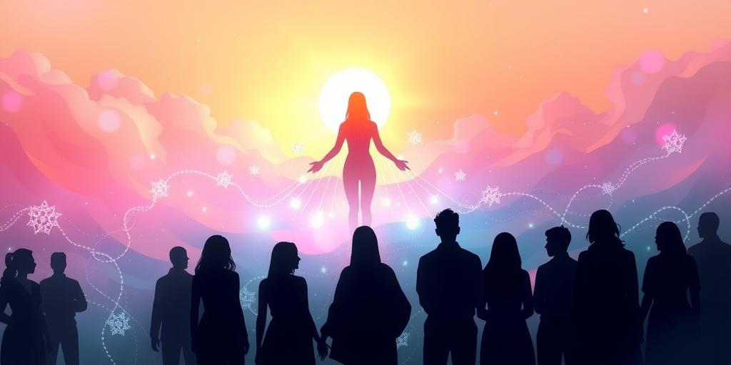 image of someone feeling different or isolated from a group