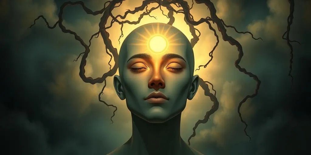 Chakra system with emphasis on the third eye and energy flow