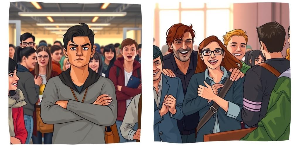 image illustrating the concept of rudeness in social interactions