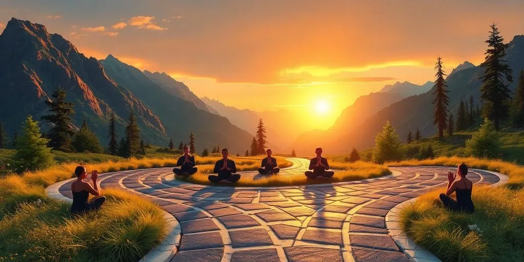 Inspirational quotes about yoga with light imagery