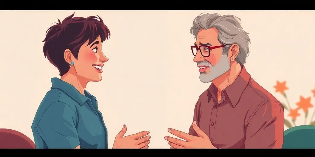 person gently saying no with empathy and kindness