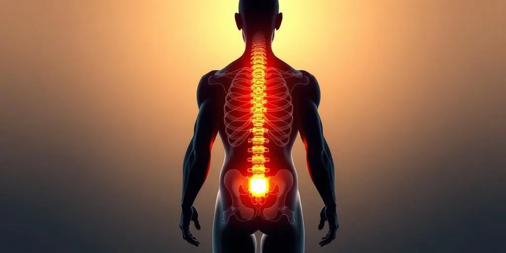 illustration of sciatica pain anatomy