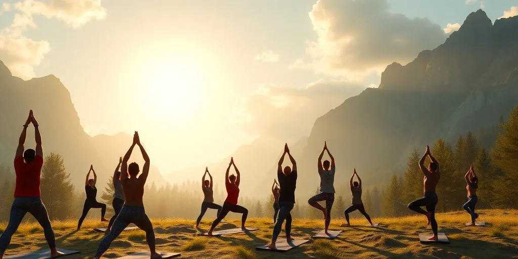 image representing the historical origins and cultural significance of yoga