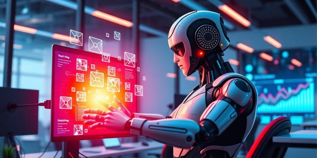 how AI email assistants improve team efficiency infographic