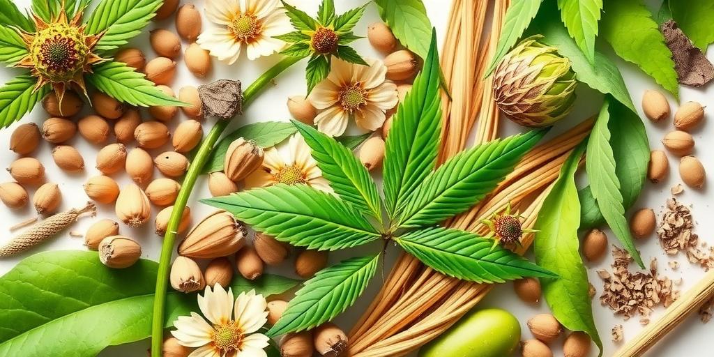 nutritional profile of hemp protein with visual representation