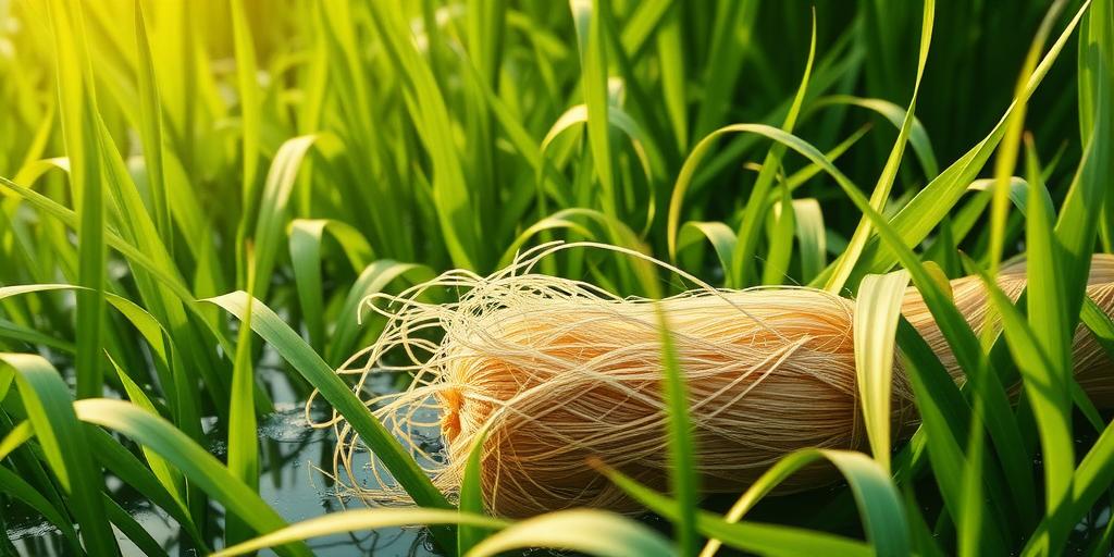 Hemp retting process images