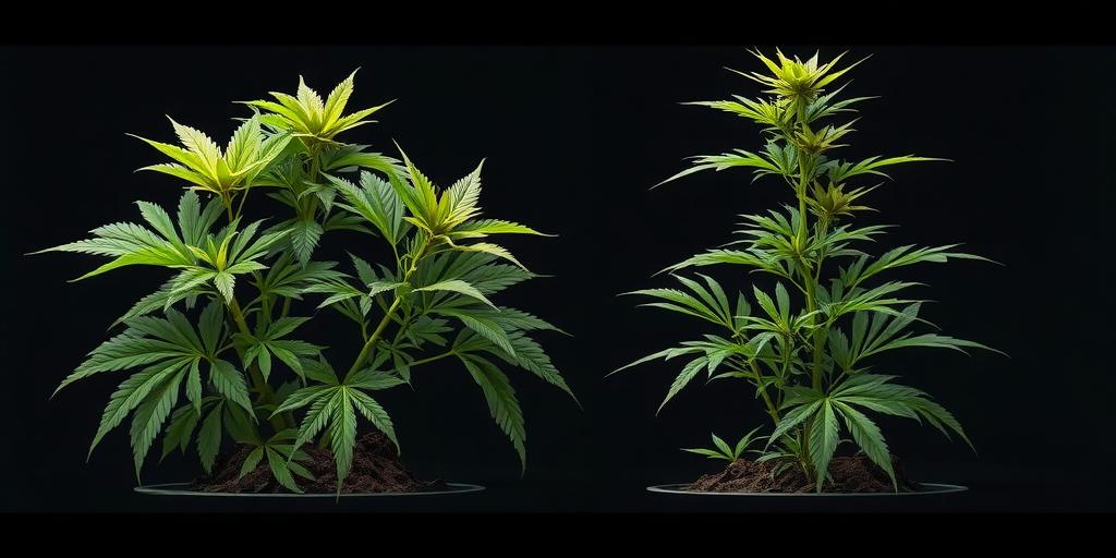 hemp plant close-up image