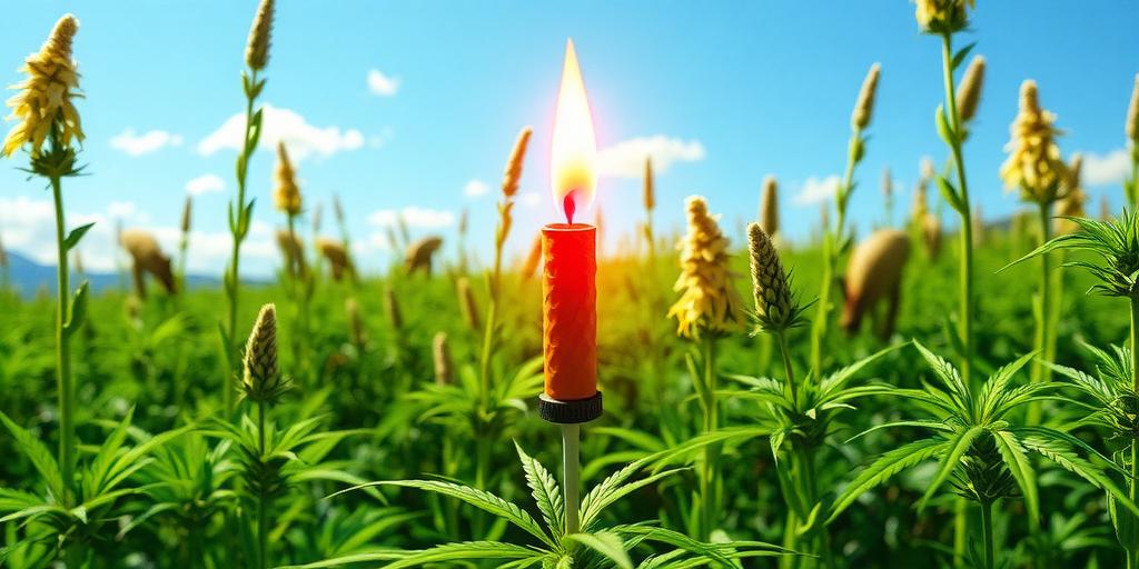 Benefits of using hemp wick for lighting cannabis