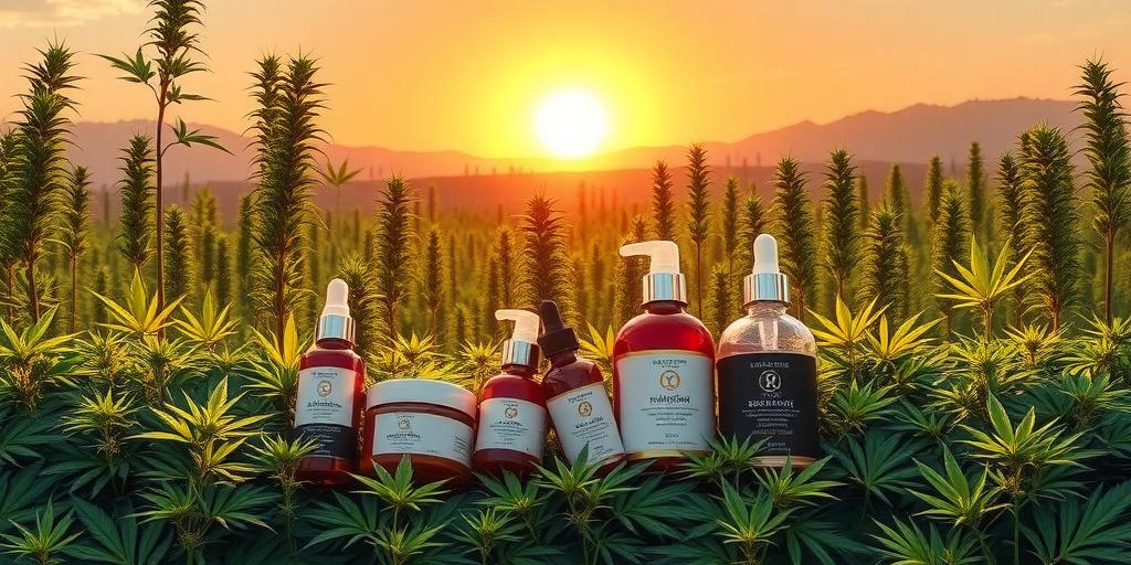 benefits of hemp in skincare products infographic