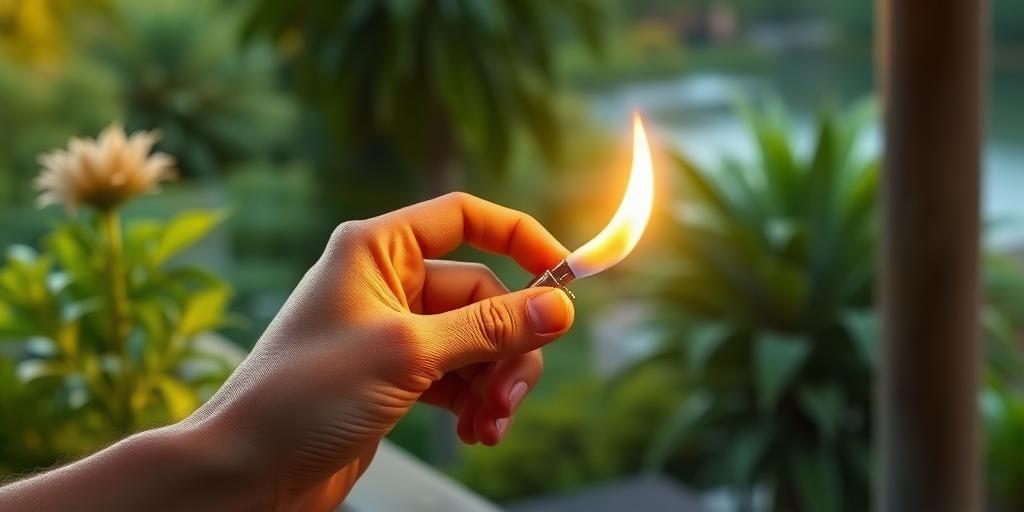 images of various hemp wick lighters for overview