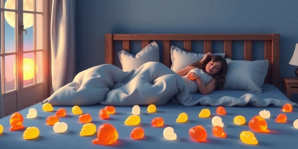 image of CBD gummies effectiveness for sleep
