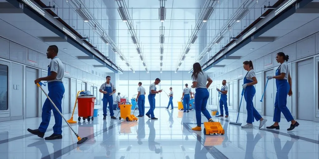 image illustrating janitorial services overview