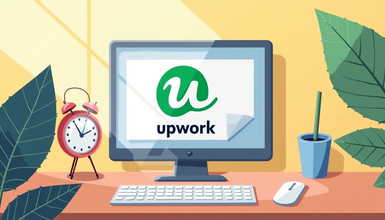 Upwork freelance work platform screenshots
