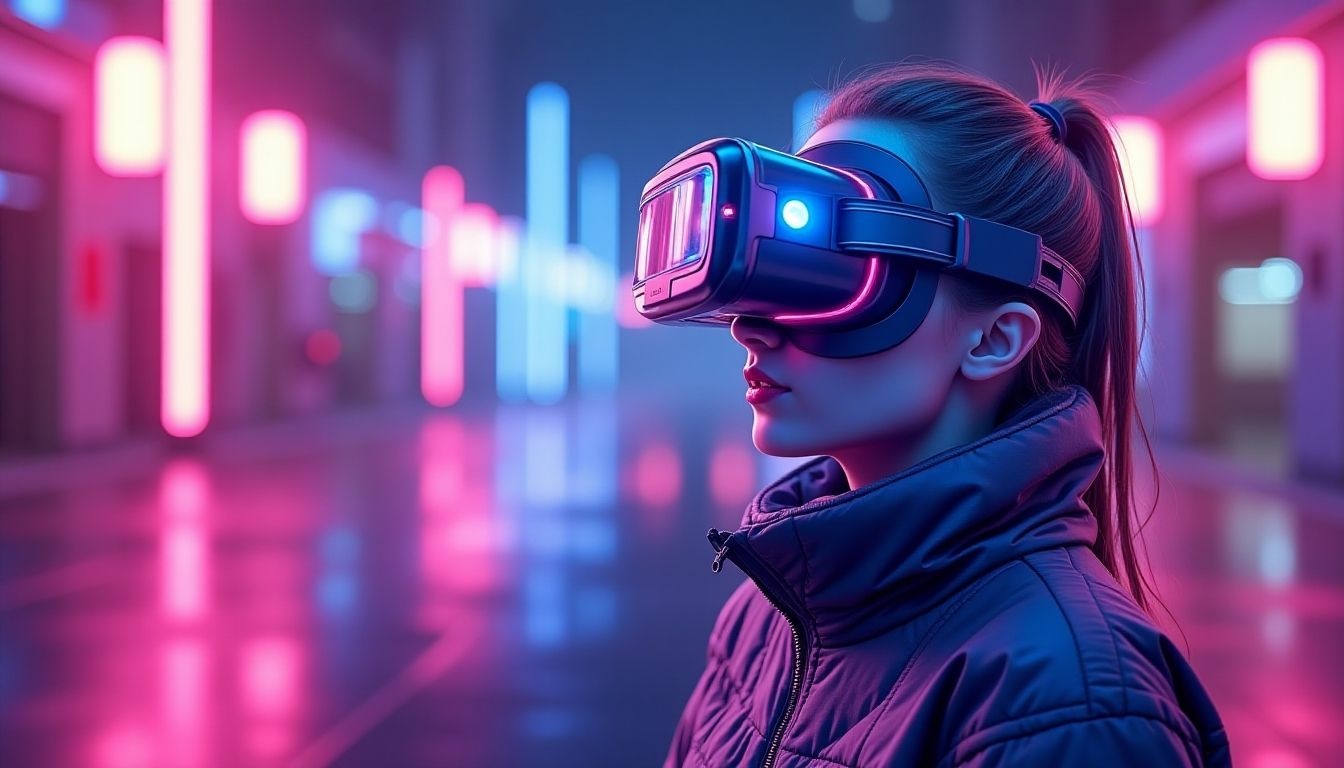 different types of virtual reality infographic