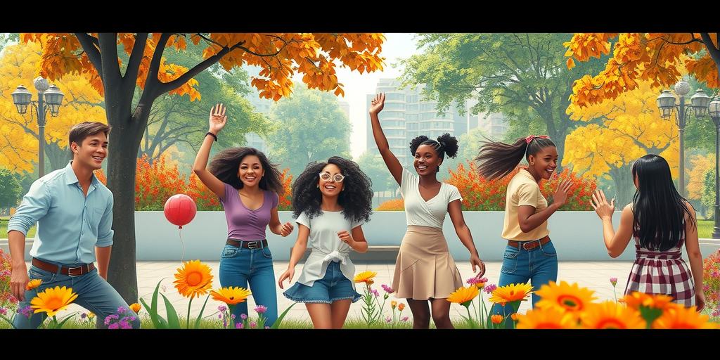 images of people engaging in joyful activities