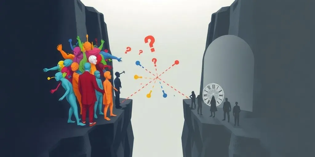 image showing communication gaps in business