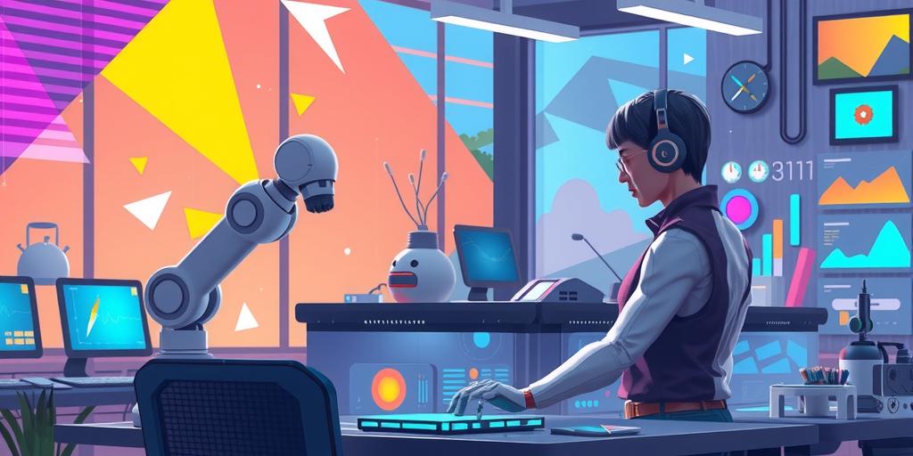 graphic showing AI and automation in Google Ads