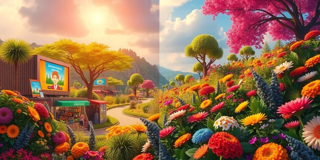 Illustration explaining the relationship between google ads and seo