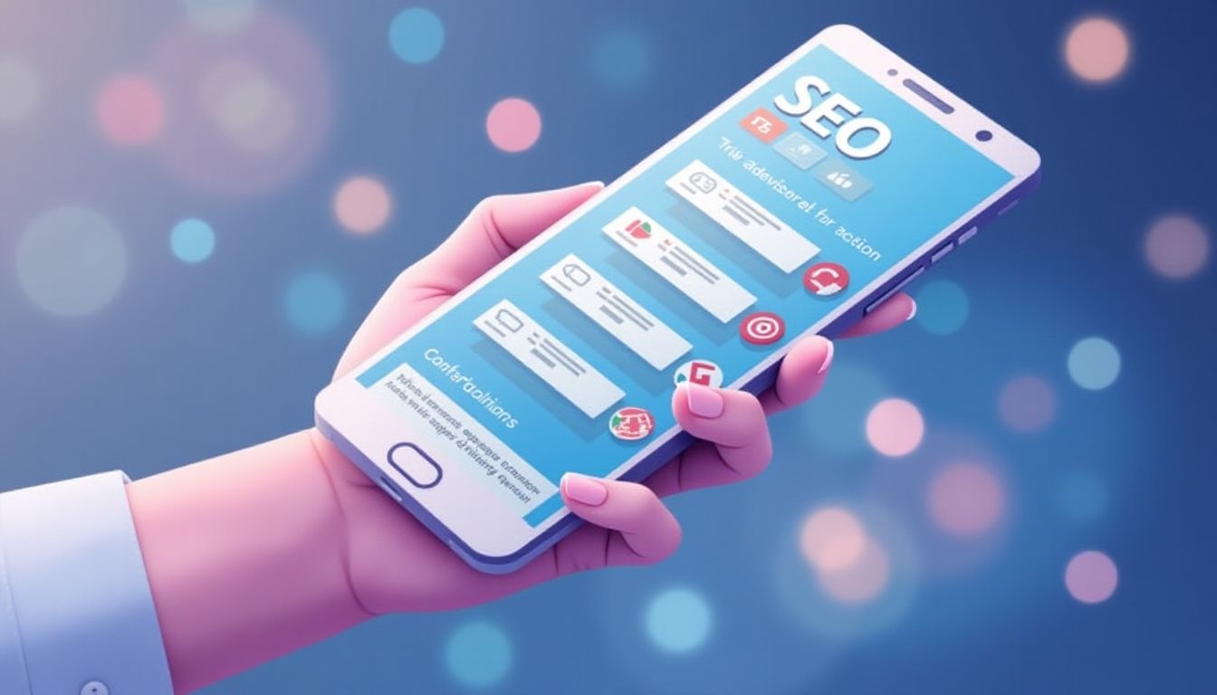 image showcasing mobile SEO enhancements
