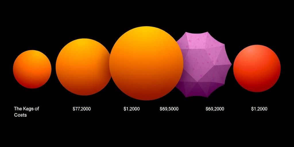 chart showing average advertising costs by platform for 2025