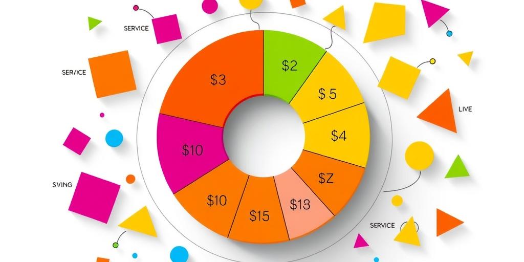 average SEO costs by service type graph