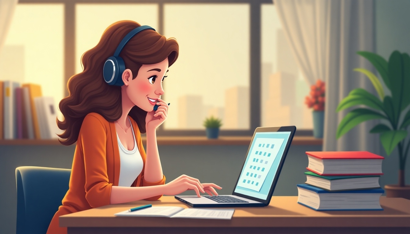 image of a tutor helping a student with homework